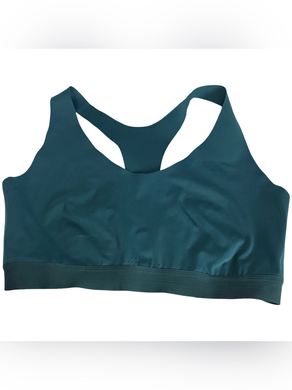 All in Motion Teal Medium Support Bonded Racerback Sports Bra Women's Size XXL